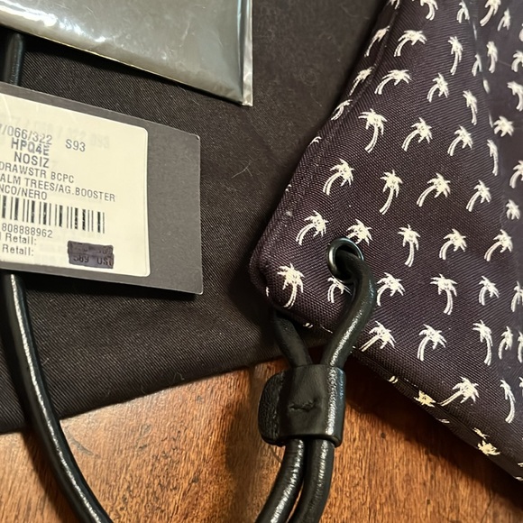 Auth Saint Laurent Teddy Palm Backpack Bag Drawstring Top Purse - Picture 3 of 10